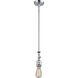 Franklin Restoration Cone 1 Light 6 inch Polished Chrome Mini Pendant Ceiling Light in Bulb Not Included, Light Smoke Glass, Franklin Restoration