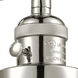 Franklin Restoration Colton LED 6 inch Polished Nickel Sconce Wall Light, Franklin Restoration