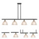 Ballston Arietta LED 48 inch Black Antique Brass Island Light Ceiling Light, Ballston