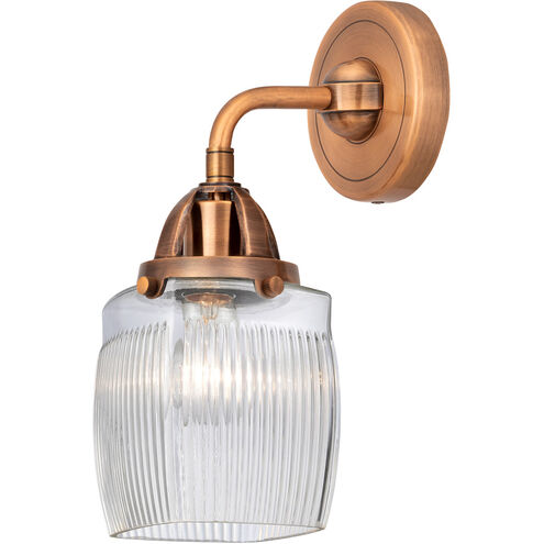 Nouveau 2 Colton LED 6 inch Antique Copper Sconce Wall Light