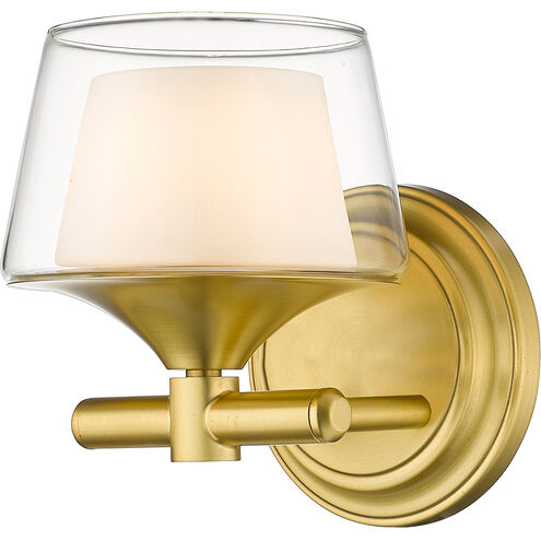 Laguna 1 Light 5.75 inch Satin Gold Bath Vanity Light Wall Light in Incandescent