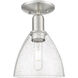 Arcadia Bristol 1 Light 7.50 inch Semi-Flush Mount