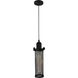 Austere Quincy Hall LED 4.5 inch Matte Black Mini Pendant Ceiling Light, Austere