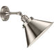 Franklin Restoration Briarcliff 1 Light 10 inch Brushed Satin Nickel Sconce Wall Light, Franklin Restoration