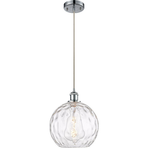 Ballston Athens Water Glass 1 Light 10 inch Polished Chrome Mini Pendant Ceiling Light