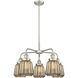 Chatham 5 Light 24.5 inch Satin Nickel Chandelier Ceiling Light