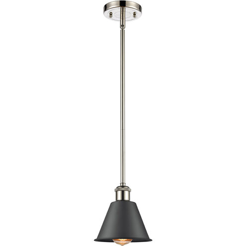 Ballston Smithfield LED 7 inch Polished Nickel Mini Pendant Ceiling Light