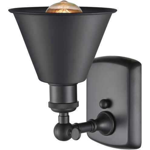 Ballston Smithfield LED 7 inch Matte Black Sconce Wall Light, Ballston