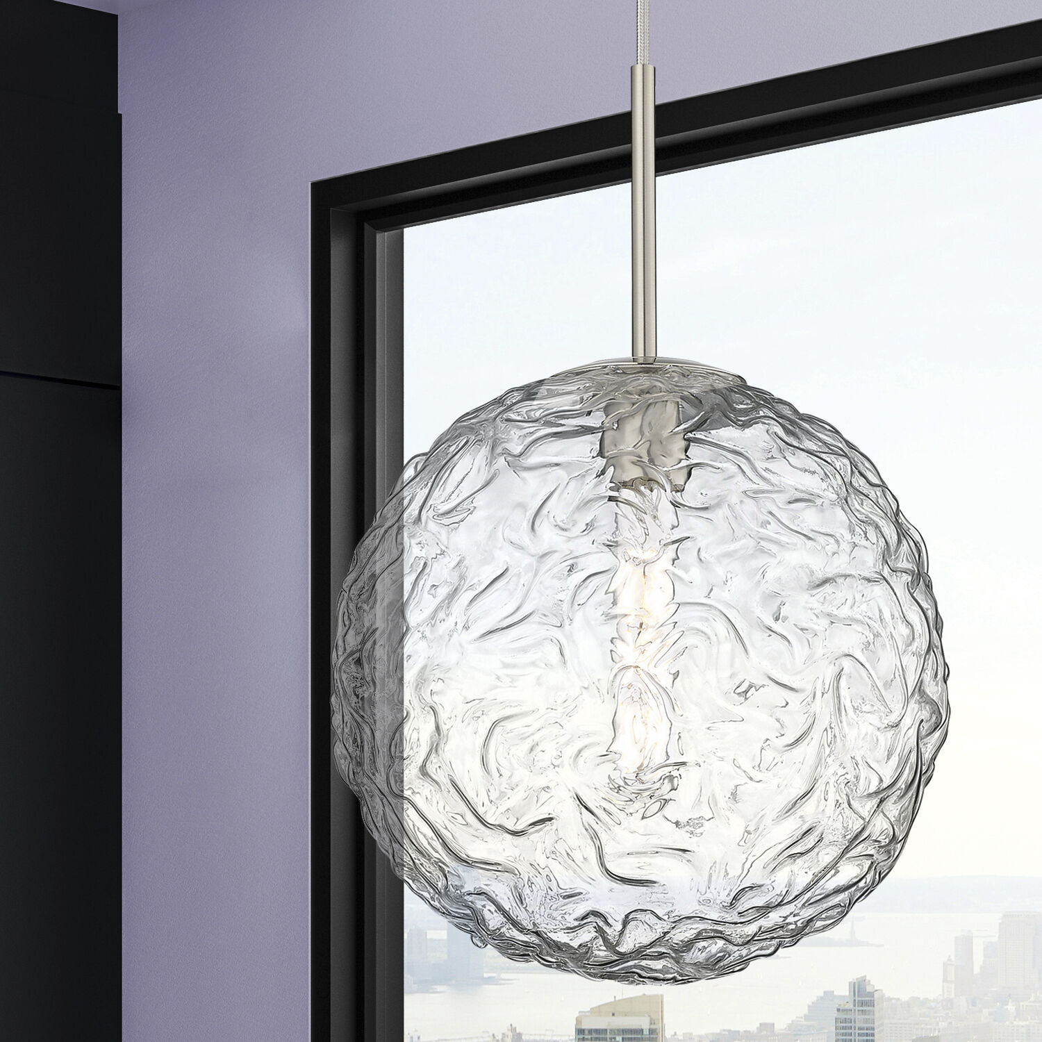 Barrington 1 Light 12 inch Satin Nickel Mini Pendant Ceiling Light