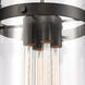 Restoration Pilaster LED 13.38 inch Matte Black Mini Pendant Ceiling Light, Restoration