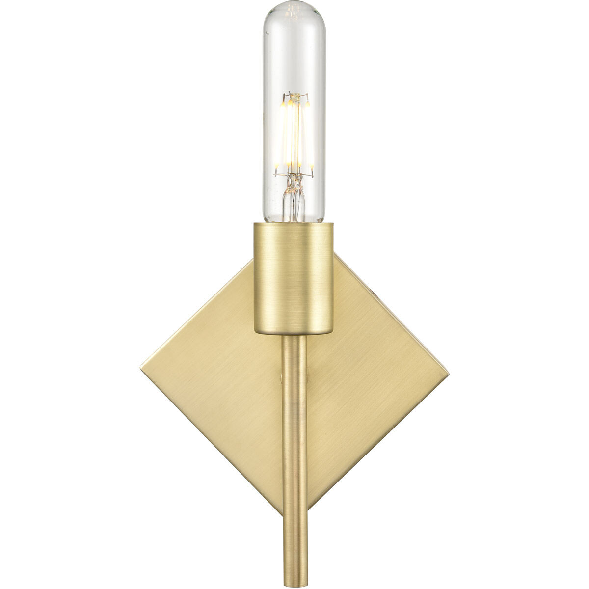 Mia LED 6.38 inch Satin Brass ADA Sconce Wall Light