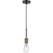 Restoration Ellis LED 2.5 inch Black Antique Brass Mini Pendant Ceiling Light