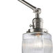 Colton 30 inch 60.00 watt Satin Nickel Swing Arm Wall Light, Franklin Restoration