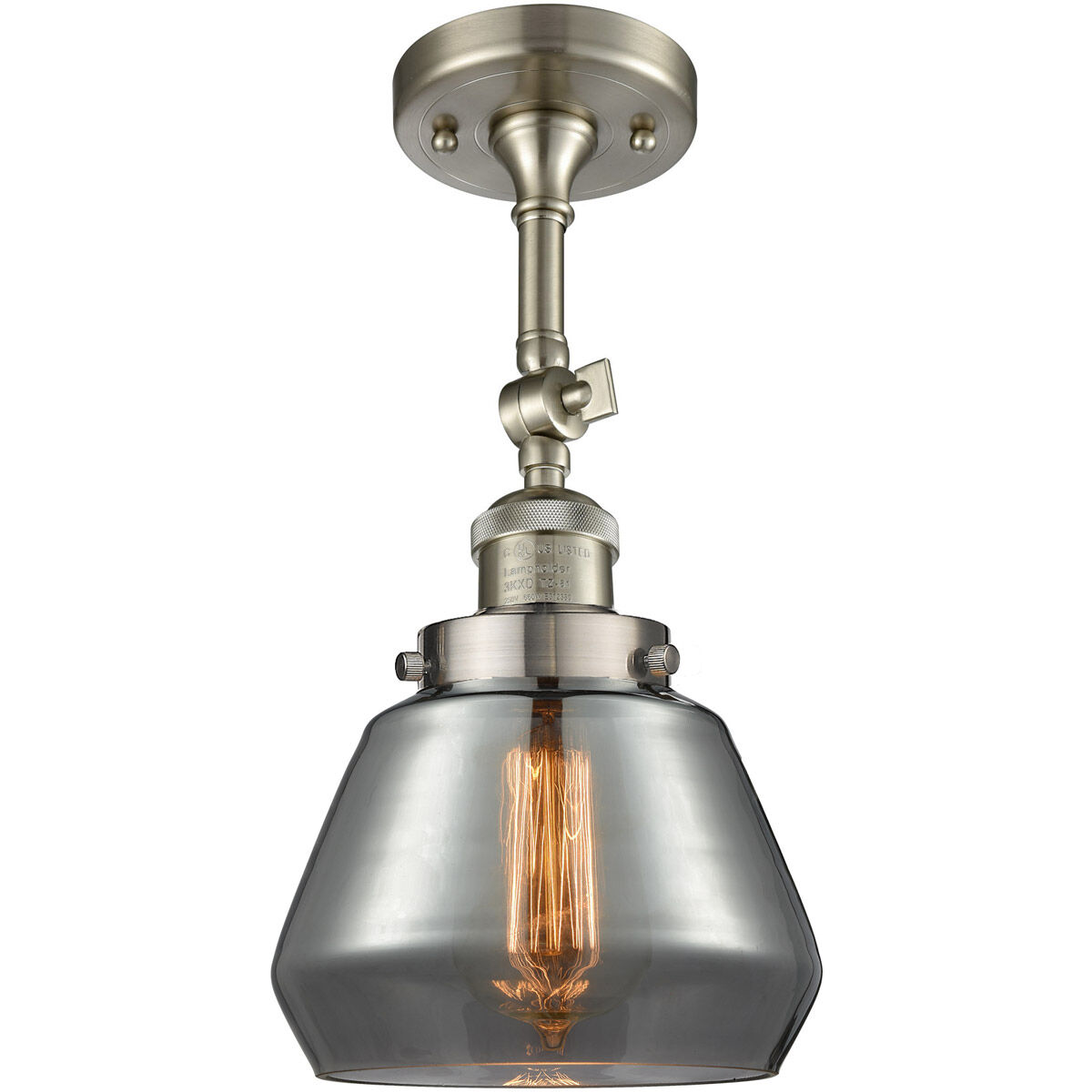 Franklin Restoration Fulton 1 Light 7.00 inch Semi-Flush Mount