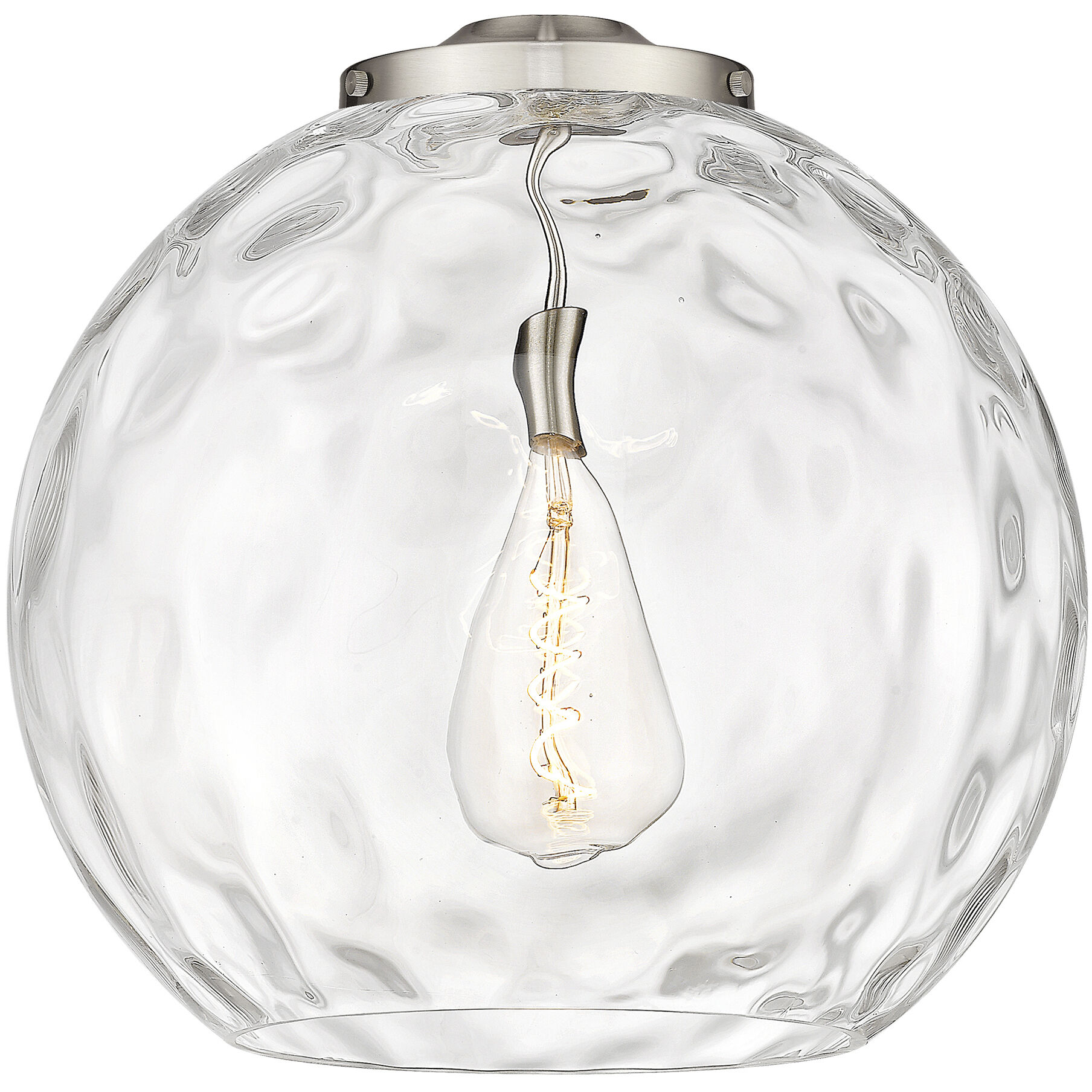 Ballston Athens Water Glass LED 17.88 inch Antique Brass Statement Pendant Ceiling Light