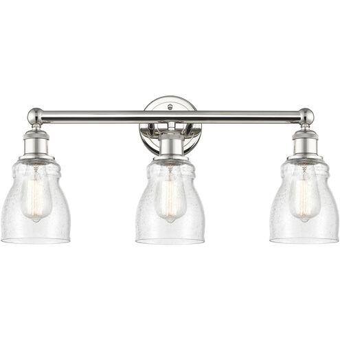 Ellery 3 Light 22.75 inch Polished Nickel Bath Vanity Light Wall Light in Seedy