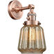 Franklin Restoration Chatham LED 6 inch Antique Copper Sconce Wall Light, Franklin Restoration