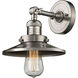 Franklin Restoration Railroad 1 Light 8 inch Brushed Satin Nickel Semi-Flush Mount Ceiling Light, Franklin Restoration