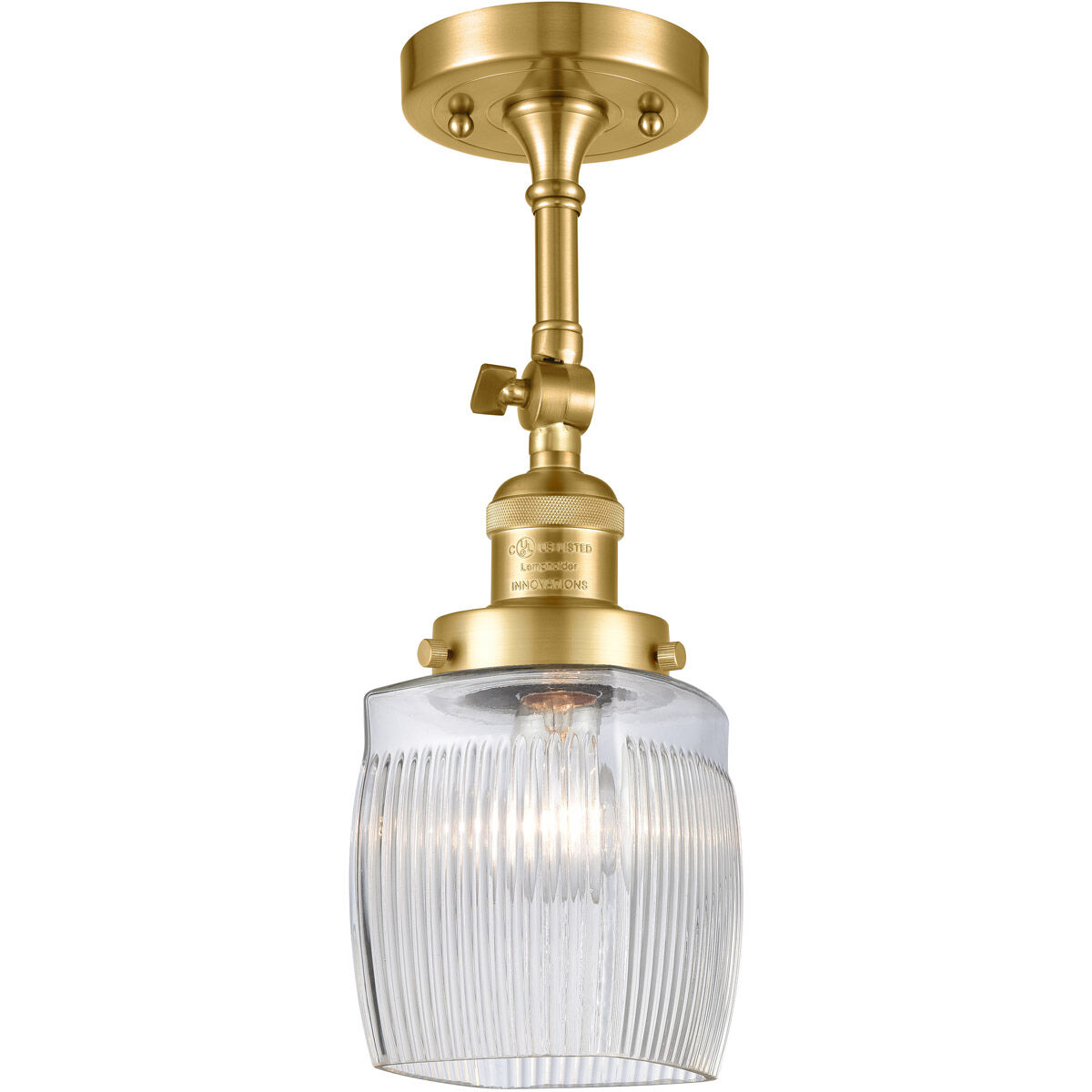 Franklin Restoration Colton LED 6 inch Satin Gold Sconce Wall Light, Franklin Restoration