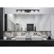 Auralume Ice LED 42 inch Matte Black Bath Vanity Light Wall Light