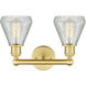 Conesus 2 Light 15 inch Satin Gold Bath Vanity Light Wall Light