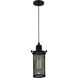 Austere Quincy Hall LED 4.5 inch Matte Black Mini Pendant Ceiling Light, Austere