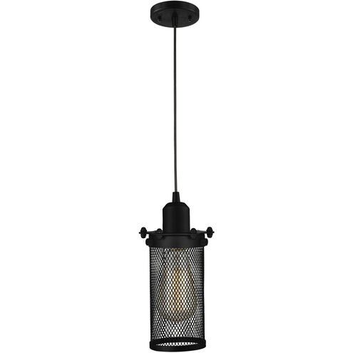 Austere Quincy Hall LED 4.5 inch Matte Black Mini Pendant Ceiling Light, Austere