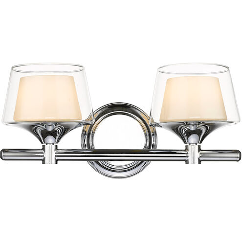 Laguna LED 15 inch Polished Chrome Bath Vanity Light Wall Light