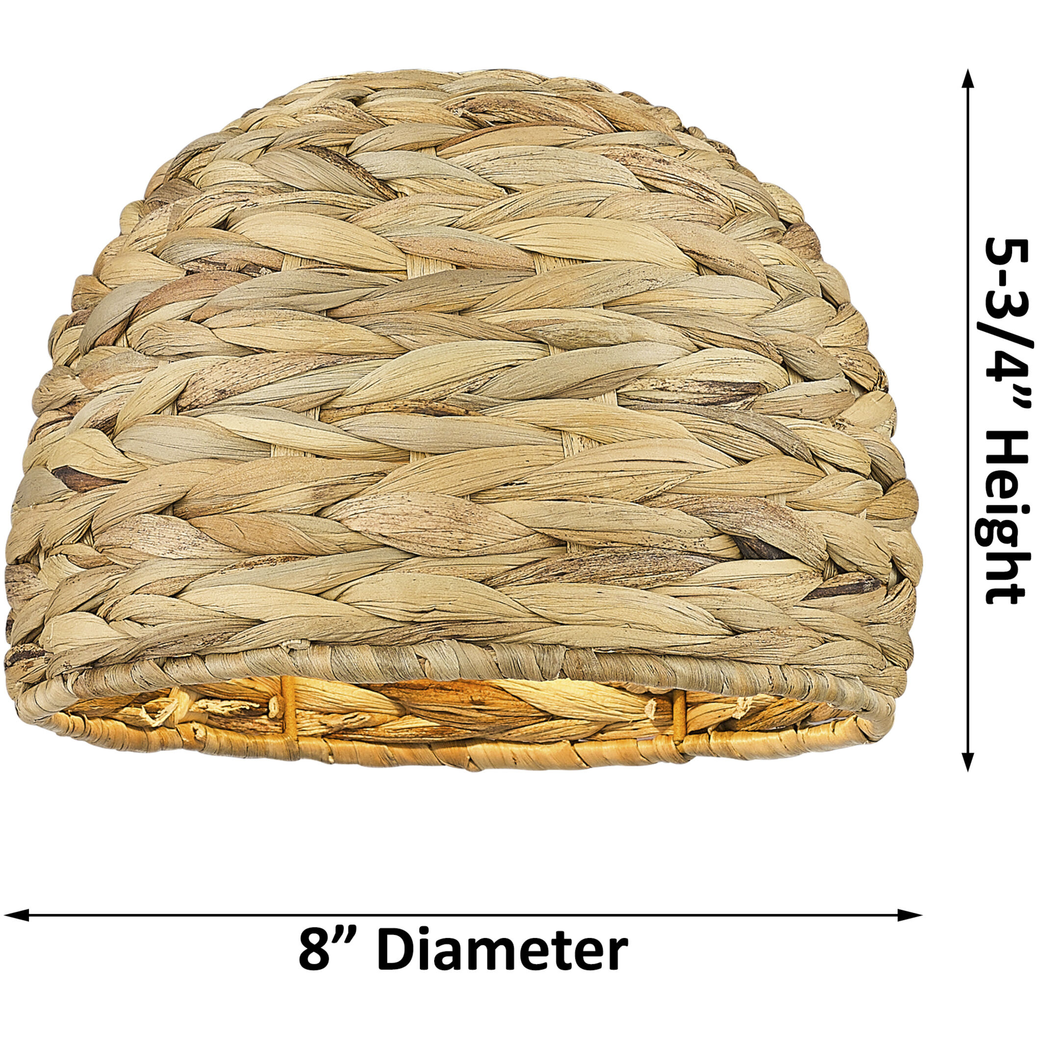 Woven Rattan 1 Light 8 inch Antique Brass Pendant Ceiling Light