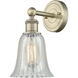 Hanover 1 Light 6.25 inch Antique Brass and Mouchette Sconce Wall Light