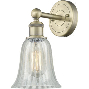 Hanover 1 Light 6.25 inch Antique Brass and Mouchette Sconce Wall Light