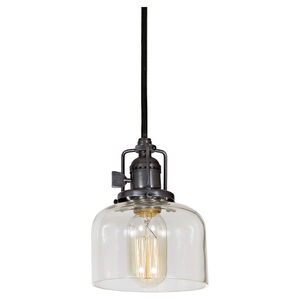 Union Square 1 Light 5 inch Gun Metal Pendant Ceiling Light