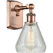 Ballston Conesus LED 6 inch Antique Copper Sconce Wall Light, Ballston