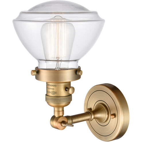 Franklin Restoration Olean LED 7 inch Brushed Brass Sconce Wall Light, Franklin Restoration