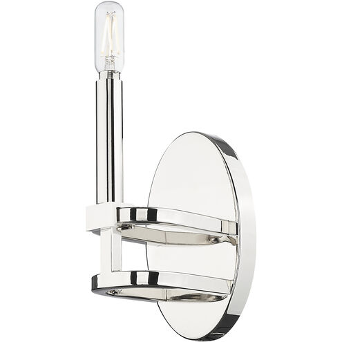 Downtown Urban Lexington Wallchiere Wall Light in Polished Nickel