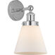 Cone 1 Light 6.5 inch Polished Chrome Sconce Wall Light