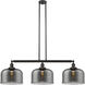 Franklin Restoration X-Large Bell LED 42 inch Oil Rubbed Bronze Island Light Ceiling Light in Plated Smoke Glass, Franklin Restoration