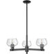 Arcadia Fenton 3 Light 28.25 inch Matte Black Chandelier Ceiling Light