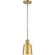 Franklin Restoration Addison LED 5 inch Satin Gold Mini Pendant Ceiling Light, Franklin Restoration