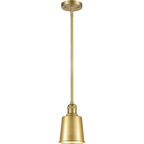 Franklin Restoration Addison LED 5 inch Satin Gold Mini Pendant Ceiling Light, Franklin Restoration