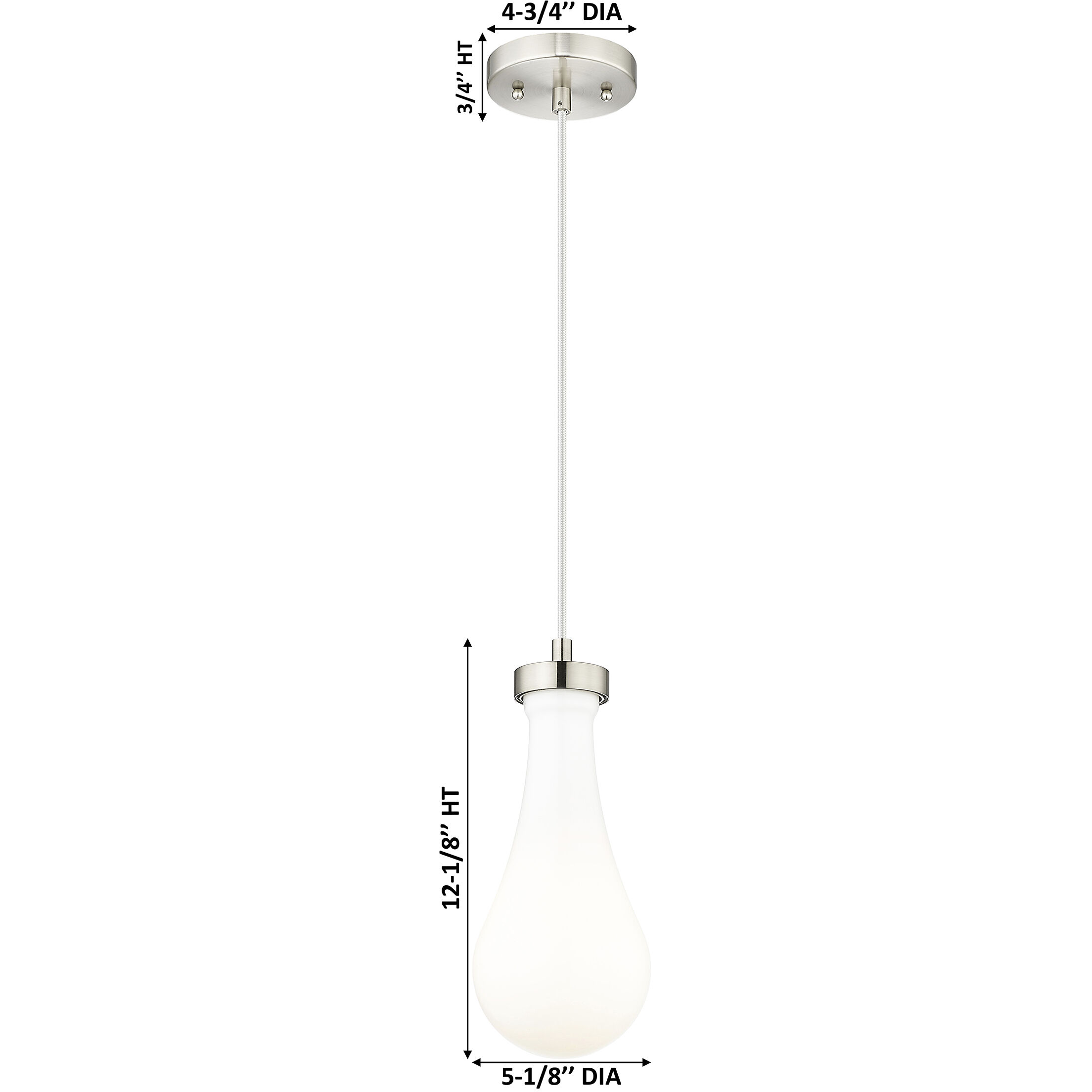 Owego 1 Light 5.13 inch Champagne Bronze Pendant Ceiling Light in Light Smoke Glass