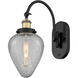 Franklin Restoration Geneseo LED 7 inch Black Antique Brass Sconce Wall Light