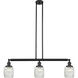 Franklin Restoration Colton LED 38 inch Matte Black Island Light Ceiling Light, Franklin Restoration