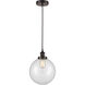 Edison Beacon LED 10 inch Oil Rubbed Bronze Mini Pendant Ceiling Light