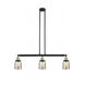 Franklin Restoration Small Bell LED 38 inch Black Antique Brass Island Light Ceiling Light in Silver Plated Mercury Glass, Franklin Restoration