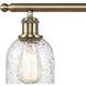 Ballston Caledonia 4 Light 36 inch Antique Brass Bath Vanity Light Wall Light in Incandescent, Mica Glass, Ballston
