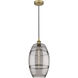 Edison Vaz 1 Light 10 inch Brushed Brass Cord Hung Mini Pendant Ceiling Light