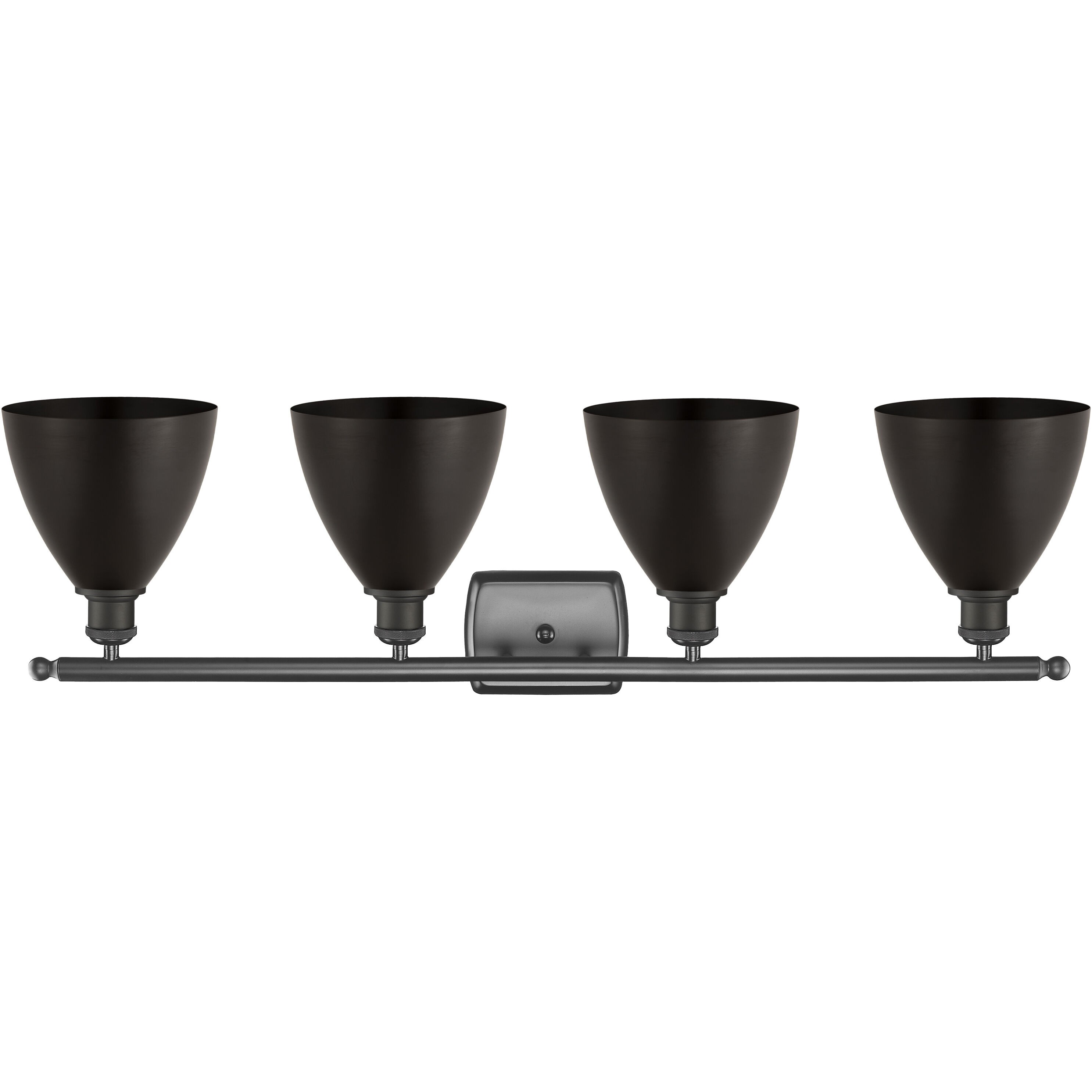 Ballston Dome 4 Light 38 inch Oil Rubbed Bronze Bath Vanity Light Wall Light