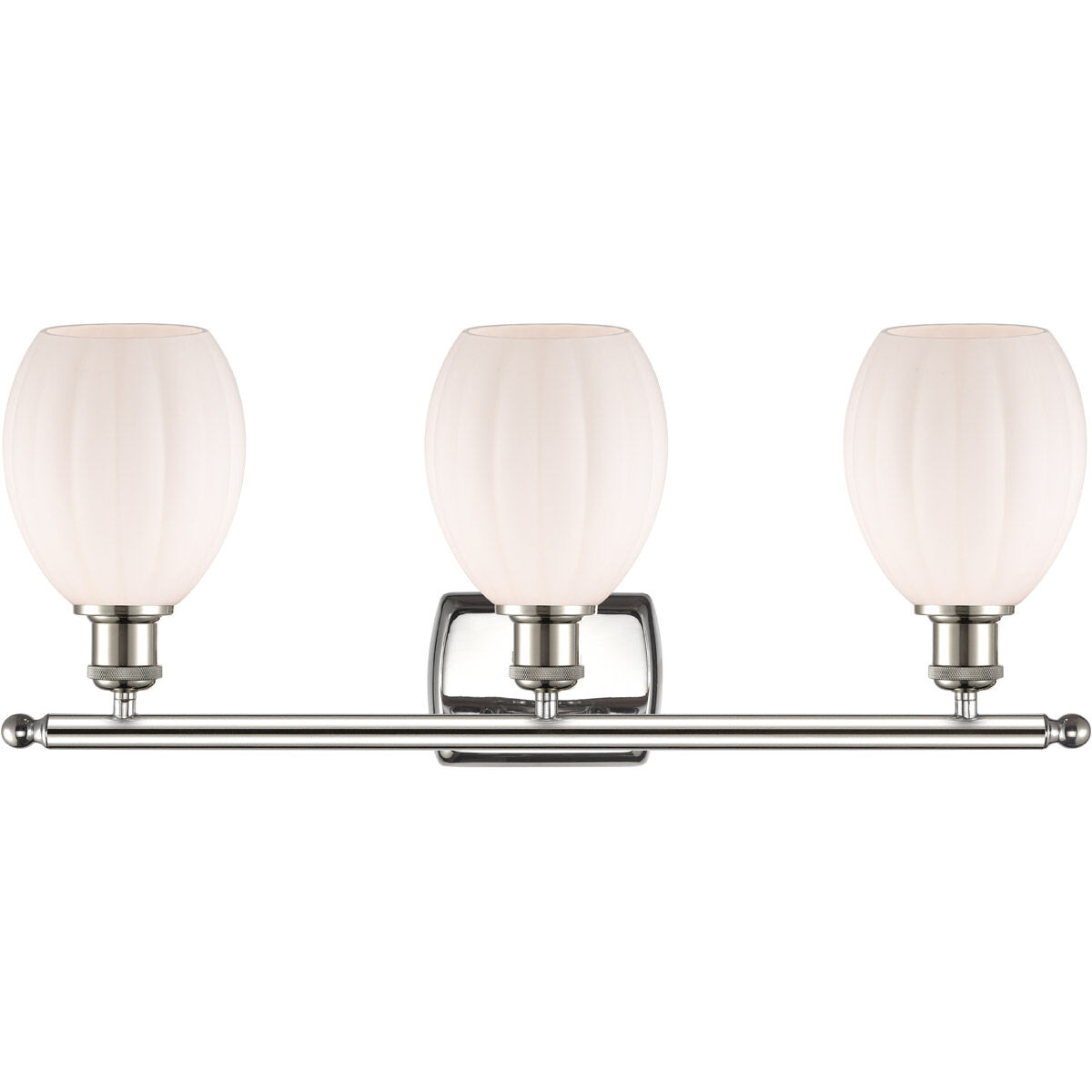 Ballston Eaton 3 Light 26 inch Polished Nickel Bath Vanity Light Wall Light, Ballston