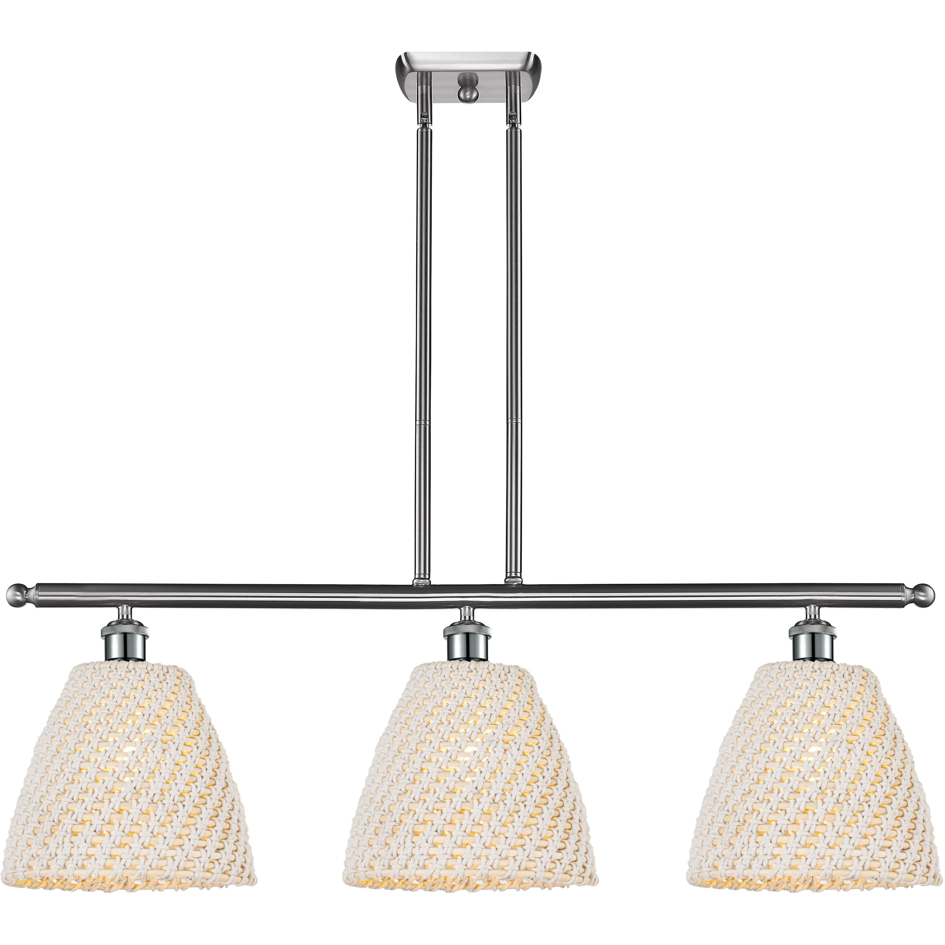 Ballston Bristol Natural 3 Light 36.00 inch Island Light